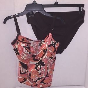 Preworn speedo two piece swim suit